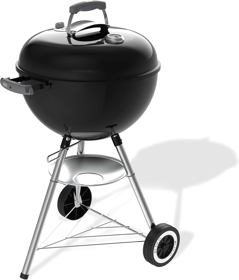 Weber - Original Kettle série - 47 cm - acier émaillé, One-Touch, thermomètre, roulettes