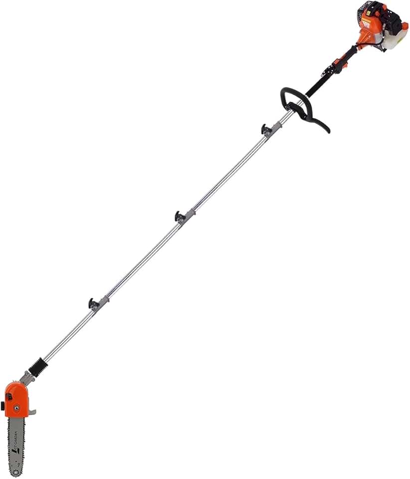 GT GARDEN - Élagueuse thermique perche orientable 4,15m 52cm3 3CV