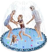 HaoVrisn Jouet d'eau d'extérieur pour enfants, 170 cm, arroseur d'eau pour enfants, extérieur, piscine pour chien, splash