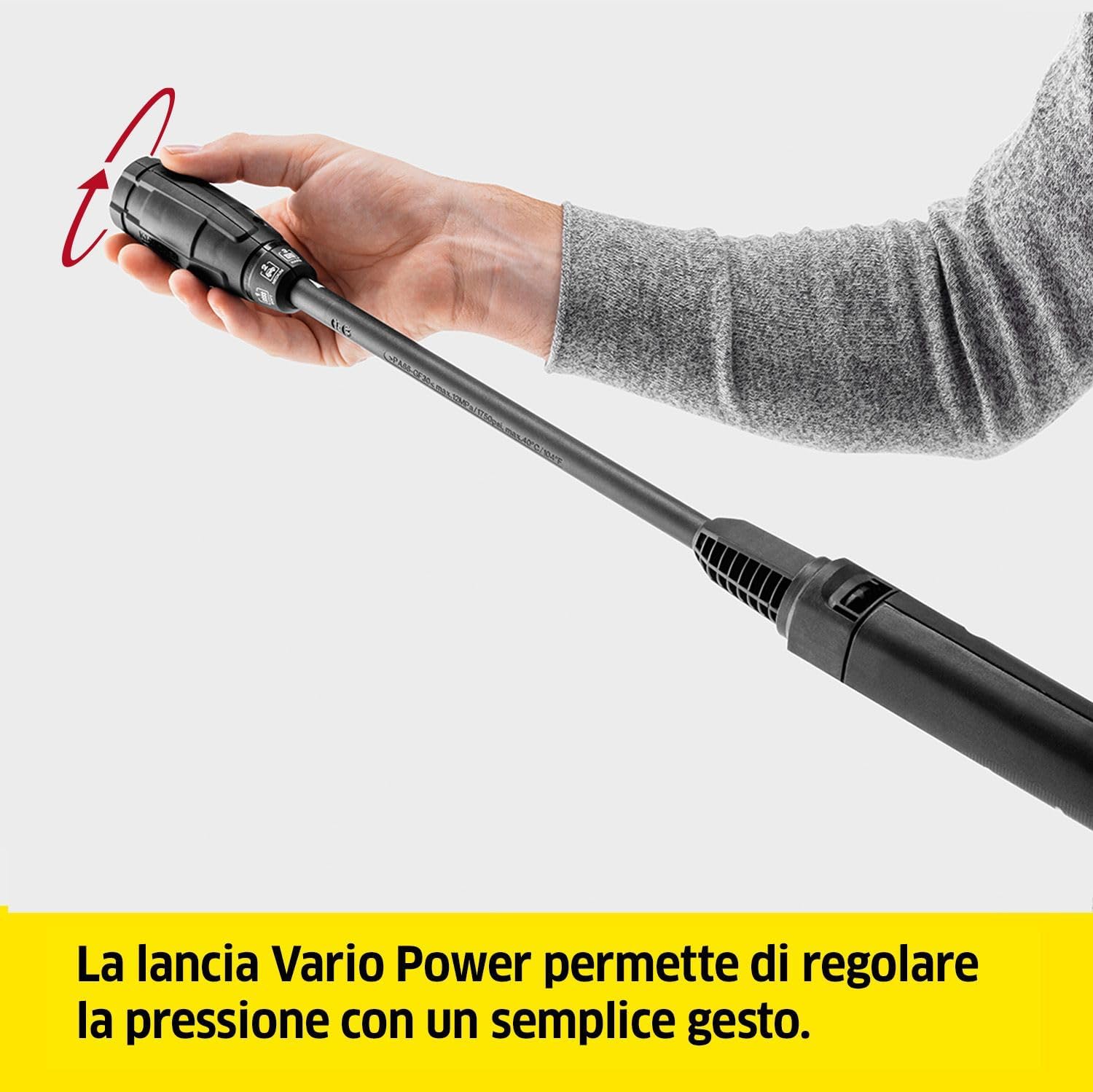Kärcher Nettoyeur Haute Pression K 5 Premium Power Control, Pression : max. 145 bar, Débit : 500 l/h, Surface : 40 m²/h, Poids : 13,9 kg, Flexible et Pistolet Haute Pression, Rotabuse, Lance