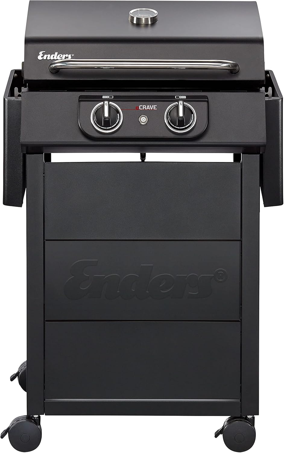 Enders - barbecue électrique eCRAVE 2 - fonte, 2 éléments, rangement