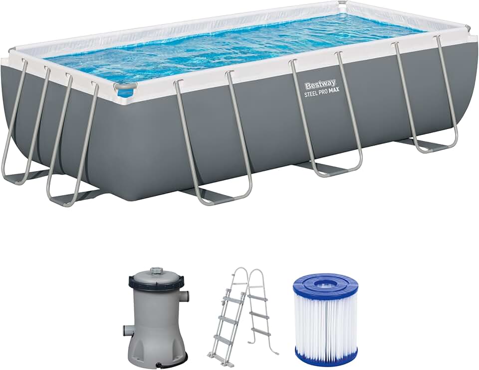 Bestway - Steel Pro Max - 404x201x100 cm - Kit piscine hors sol - 56466