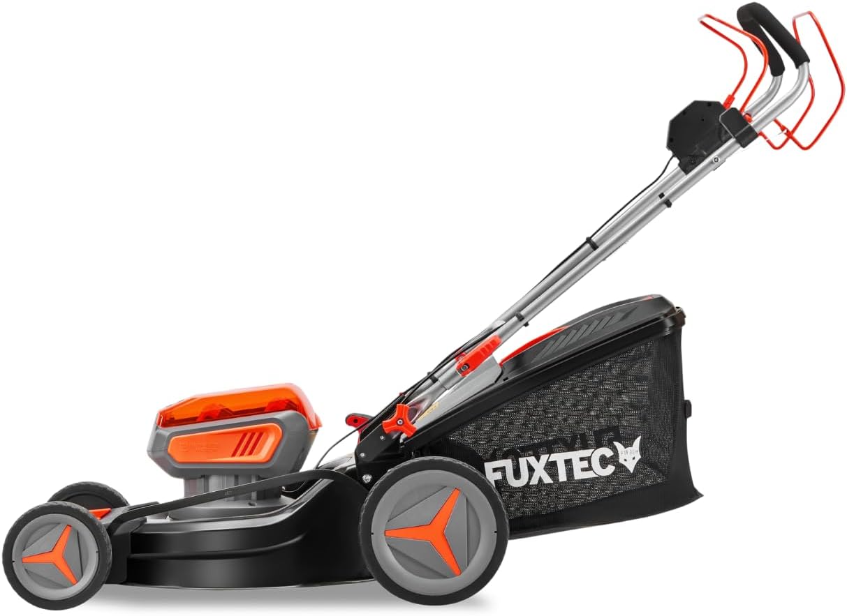 FUXTEC - E2RM46 - 46cm coupe, autotractée, mulching, 50L, 25-75mm E2RM46