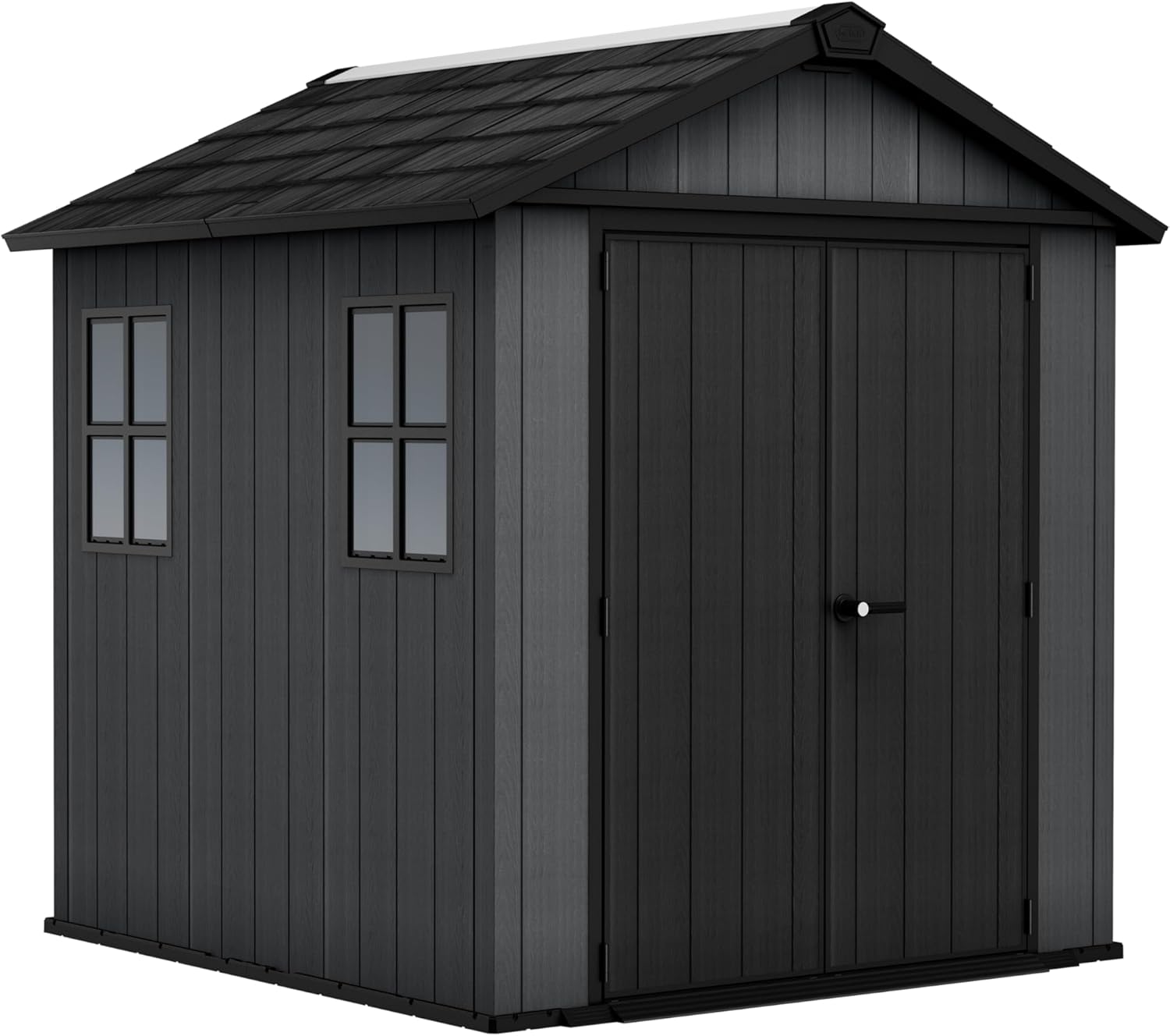 Keter - Newton série - 223,8x230x246 cm - abri de jardin gris - 757