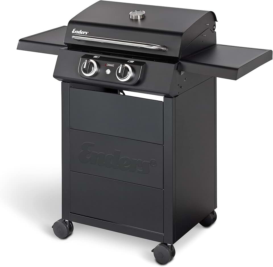 Enders - barbecue électrique eCRAVE 2 - fonte, 2 éléments, rangement