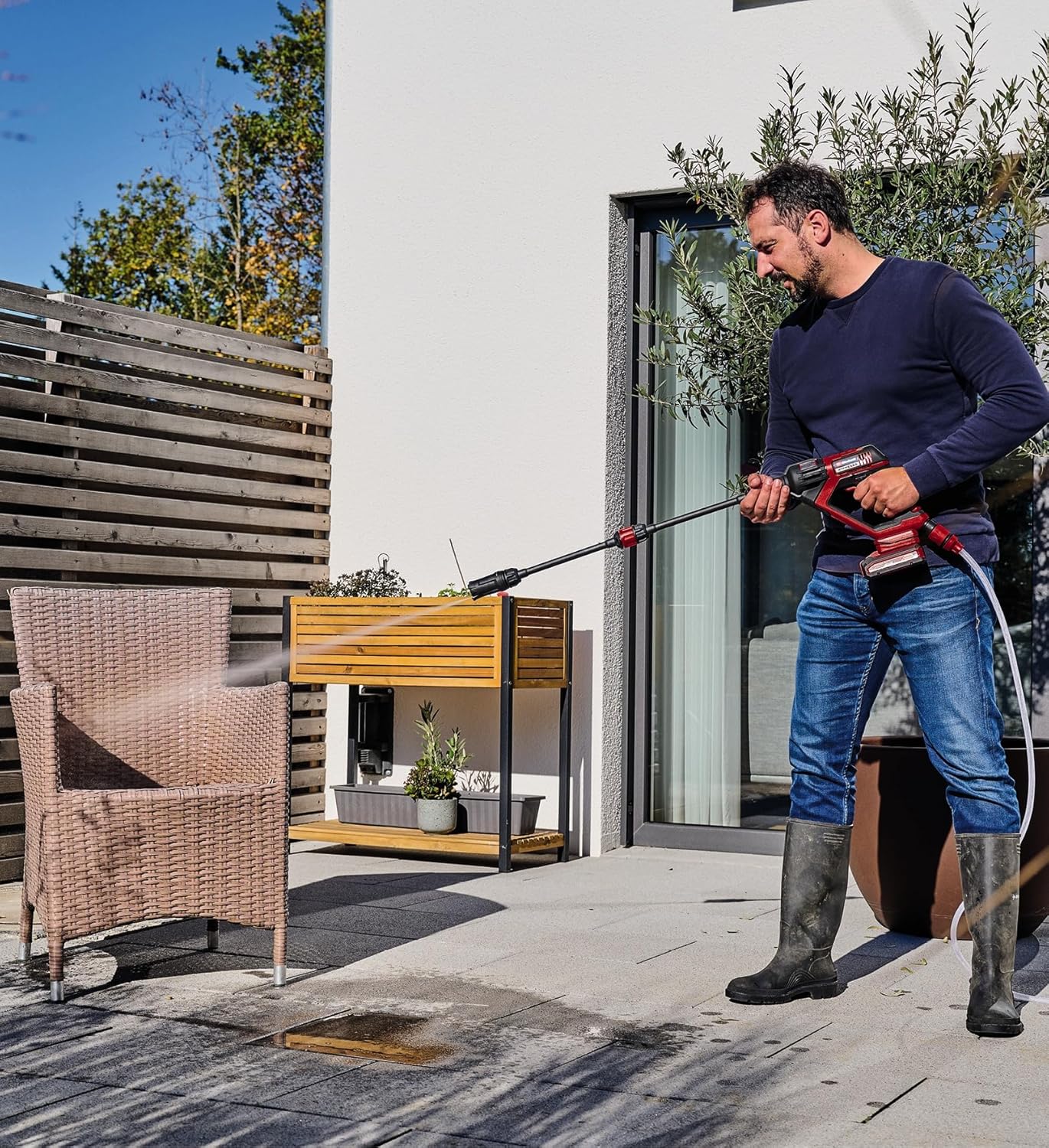 Einhell - nettoyeur moyenne pression sans fil - 18V, 24 bar, 240 l/h - HYPRESSO 18/24 Li