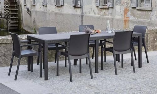 Dmora - Roma table serie - 150/220x90x72 cm - jardin extensible