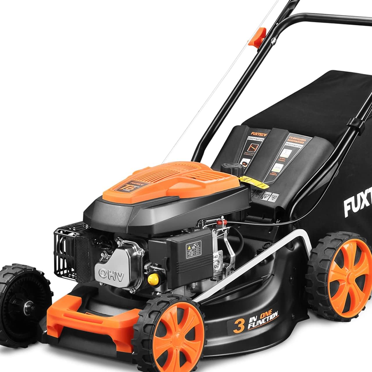FUXTEC - tondeuse thermique série ECO - 46cm - 3en1, bac 50L, Easy Clean, FX-RM4646ECO