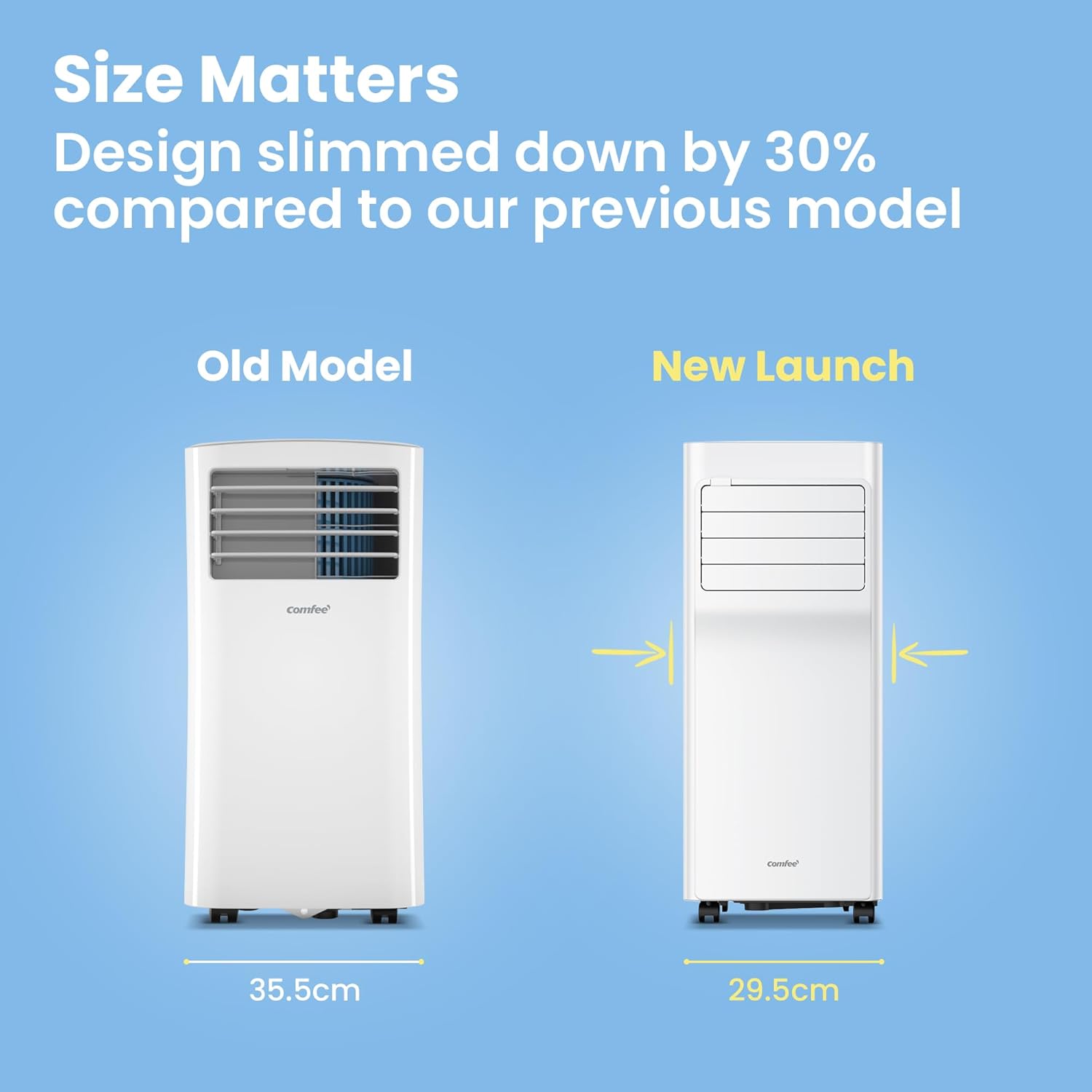 COMFEE' - Breezy Cool 2.6 - compact - 9000 BTU, contrôle APP, Alexa, 33㎡
