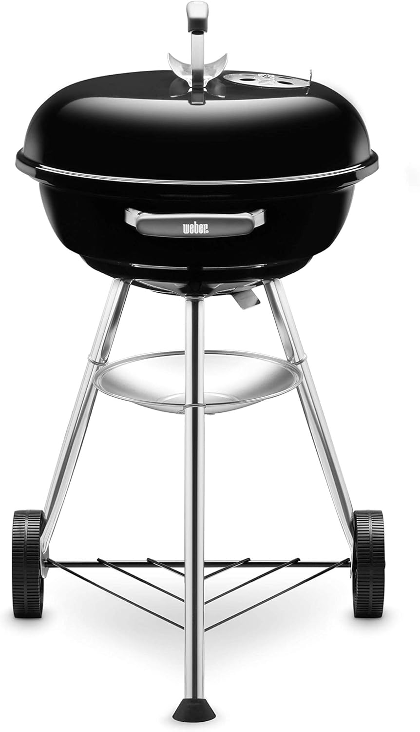 Weber - Compact Kettle - 47 cm - grille acier chromé, résistante chaleur et rouille
