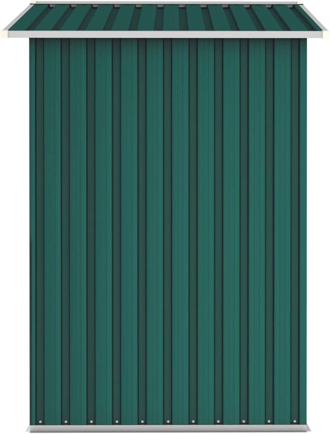 Homgoday - cabane de jardin en métal - 205x129x183cm - résistante, aérée, montage facile