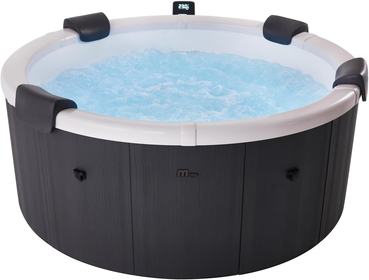 MSPA - Denver série - Ø182 cm - 6 places, jets air/eau, effet bois, filtres inclus