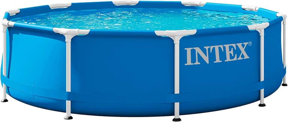 Intex - Piscine Cadre Métal - Ø305x76 cm - hors-sol, structure acier