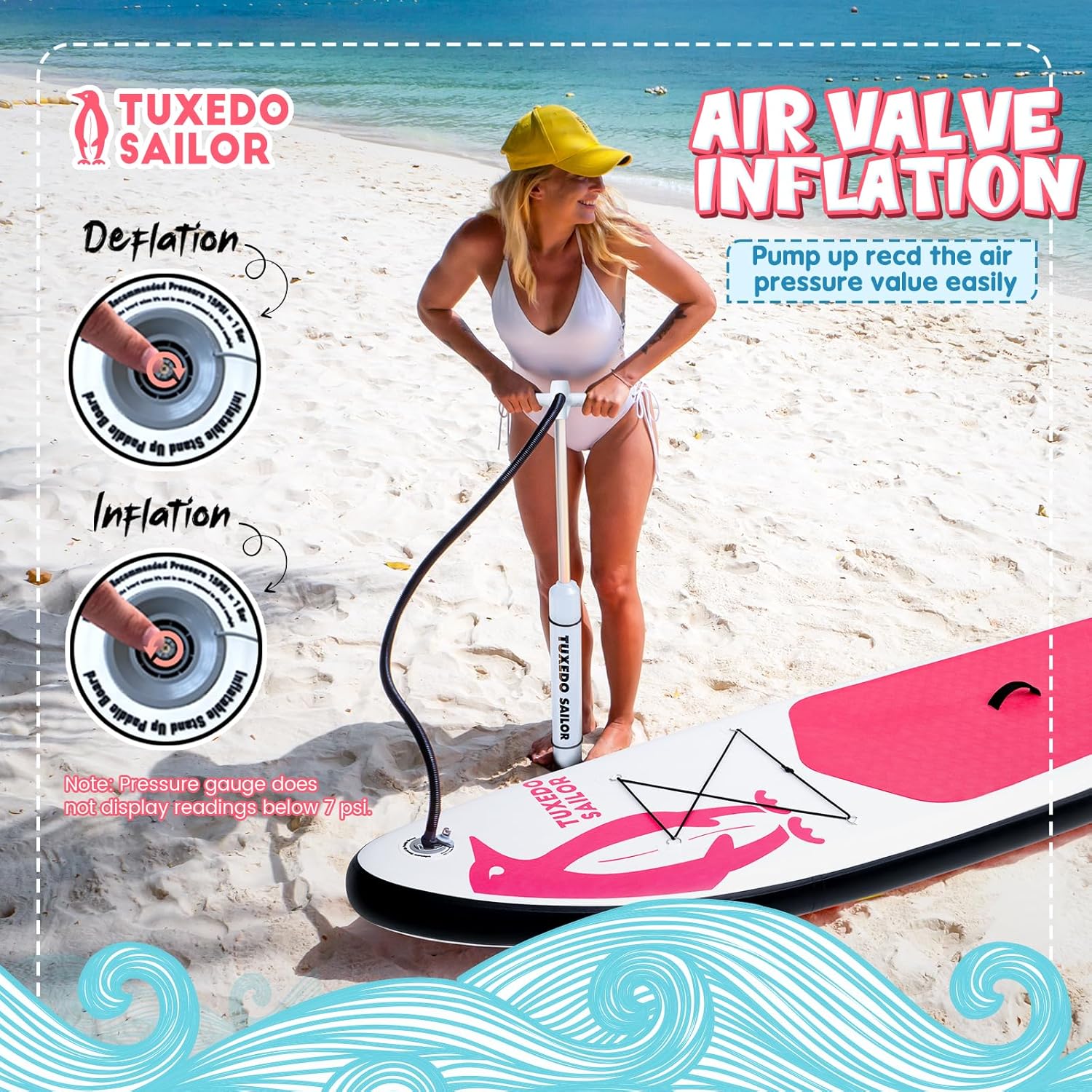Tuxedo Sailor - SUP gonflable adulte - Accessoires inclus - robuste