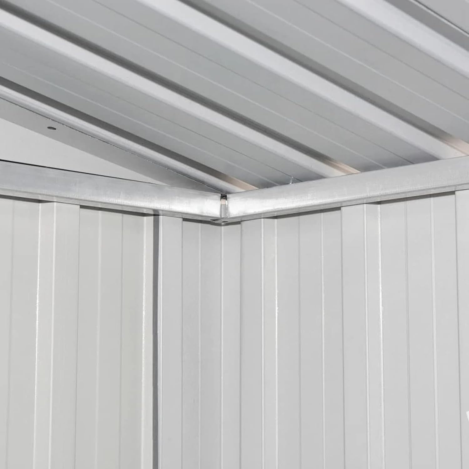 ARKEM Abri de Jardin Métal Gris,Abris De Jardin,Abri De Stockage pour Jardin,Abri D'Outils De Jardin