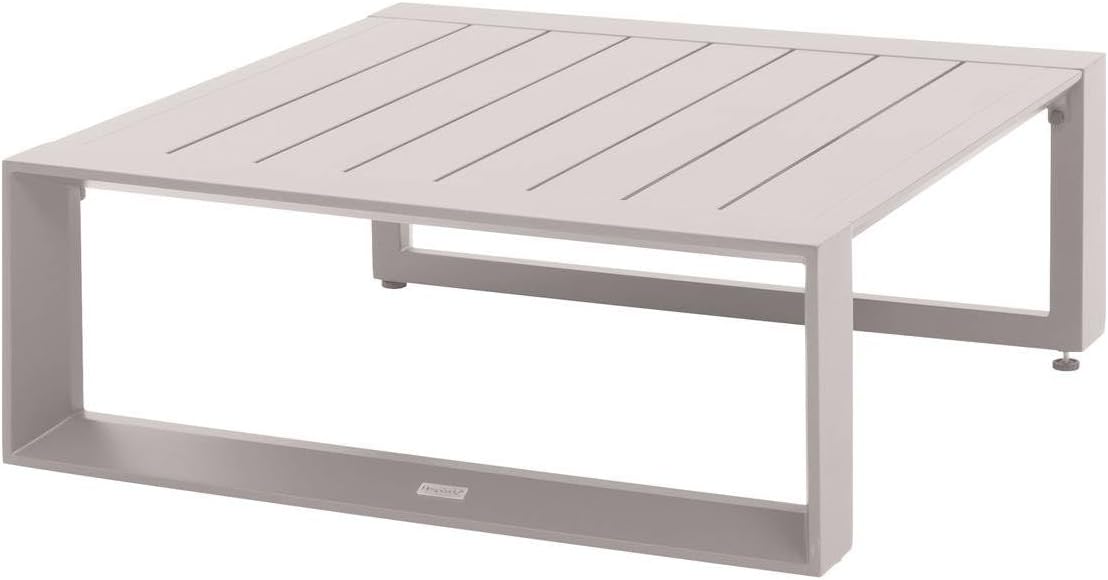 Hespéride - Allure table basse jardin 79x79x30 cm - aluminium époxy
