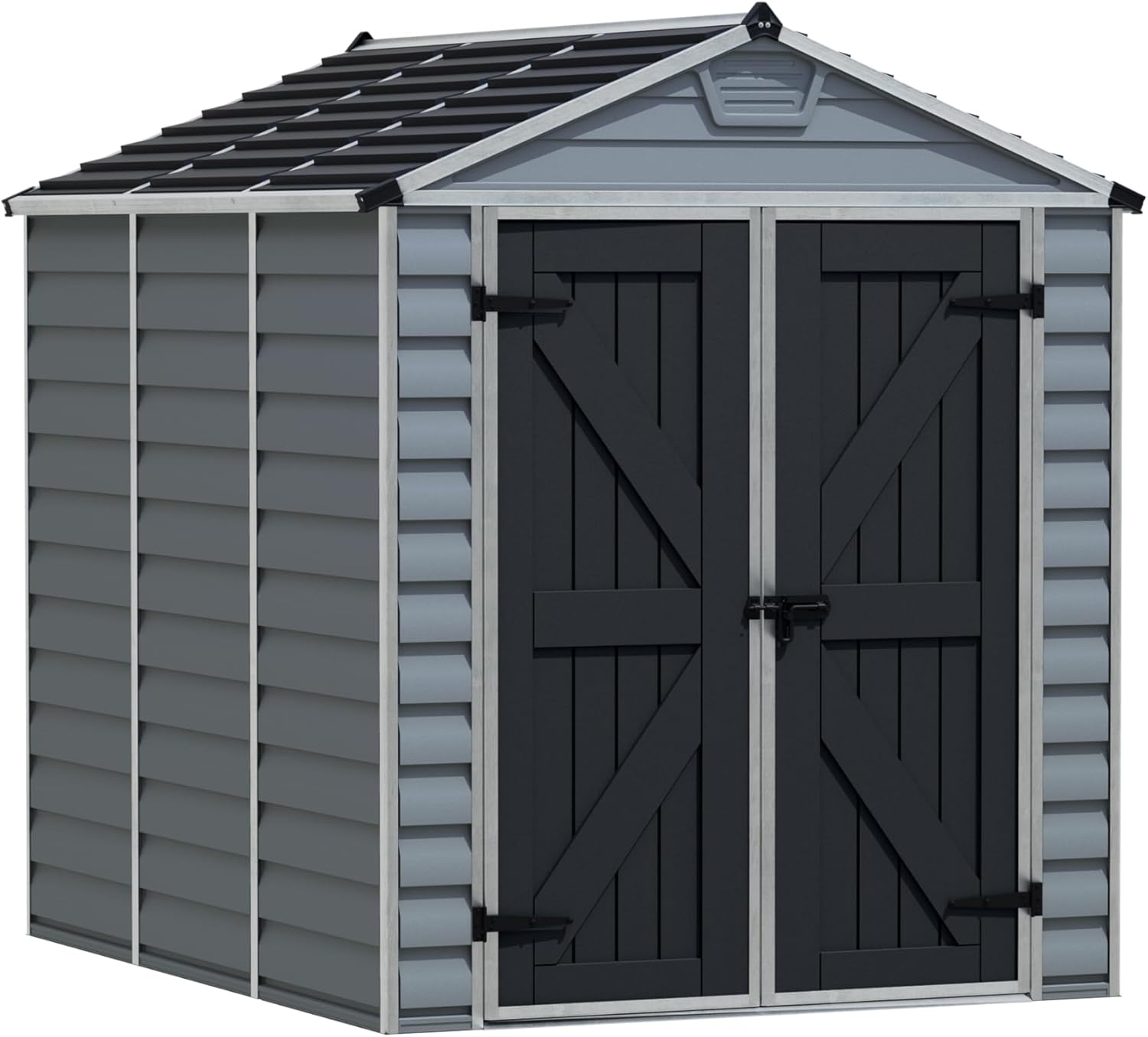 Canopia by Palram Abri de jardin en Kit Skylight 4.2m², Cadre en aluminium, panneaux en polycarbonate, Gris