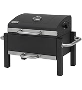 Barbecue au charbon de bois Tepro Toronto Easy avec 2 poignées de transport stables, couvercle facile à manier, avec Thermo...