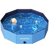Meowant Piscine pour Chiens, Piscines Pliables pour Chiens de Grande Taille, Piscine de Bain pour...