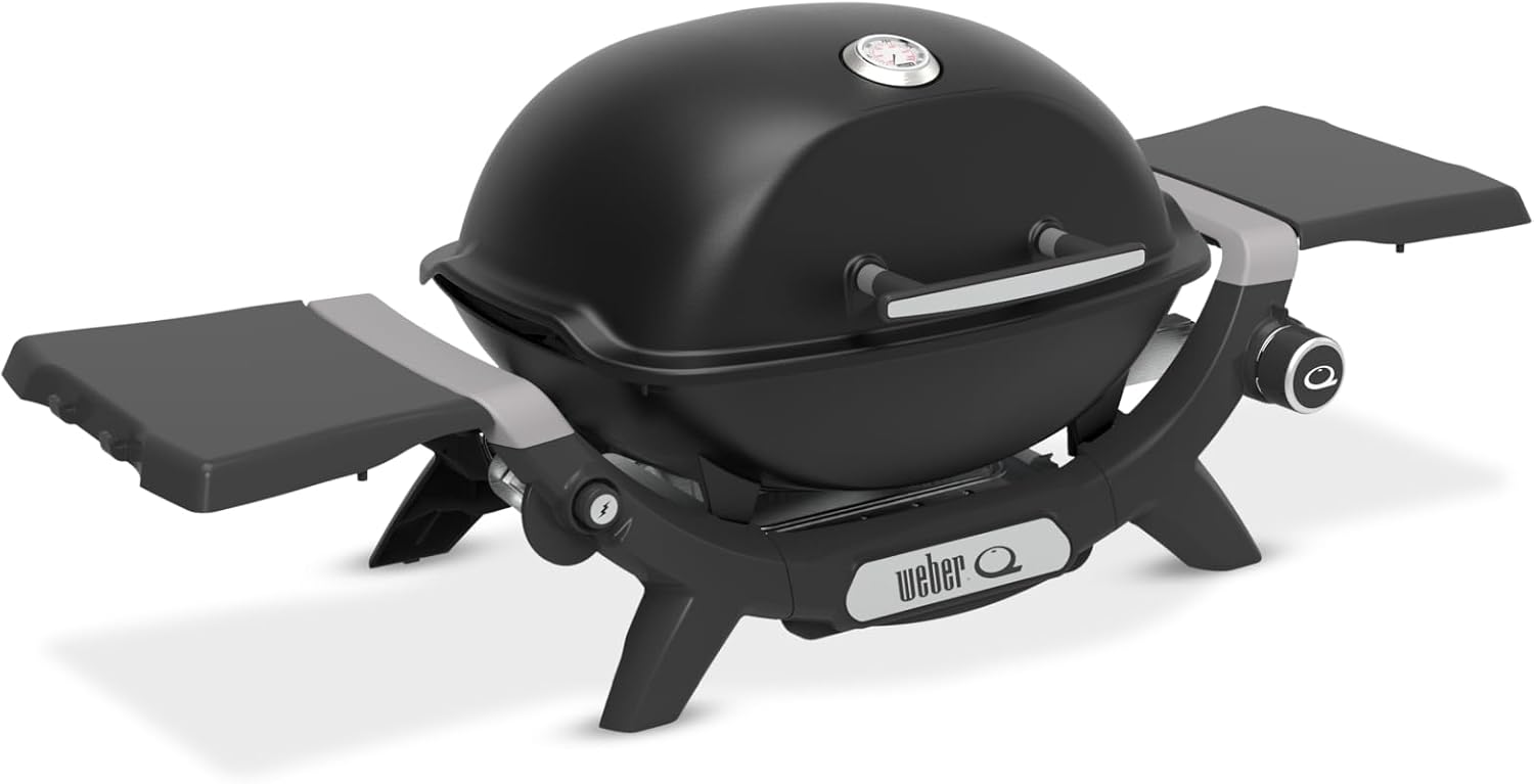 Weber - Q 1200N - barbecue gaz compact, fonte émaillée, allumage électronique