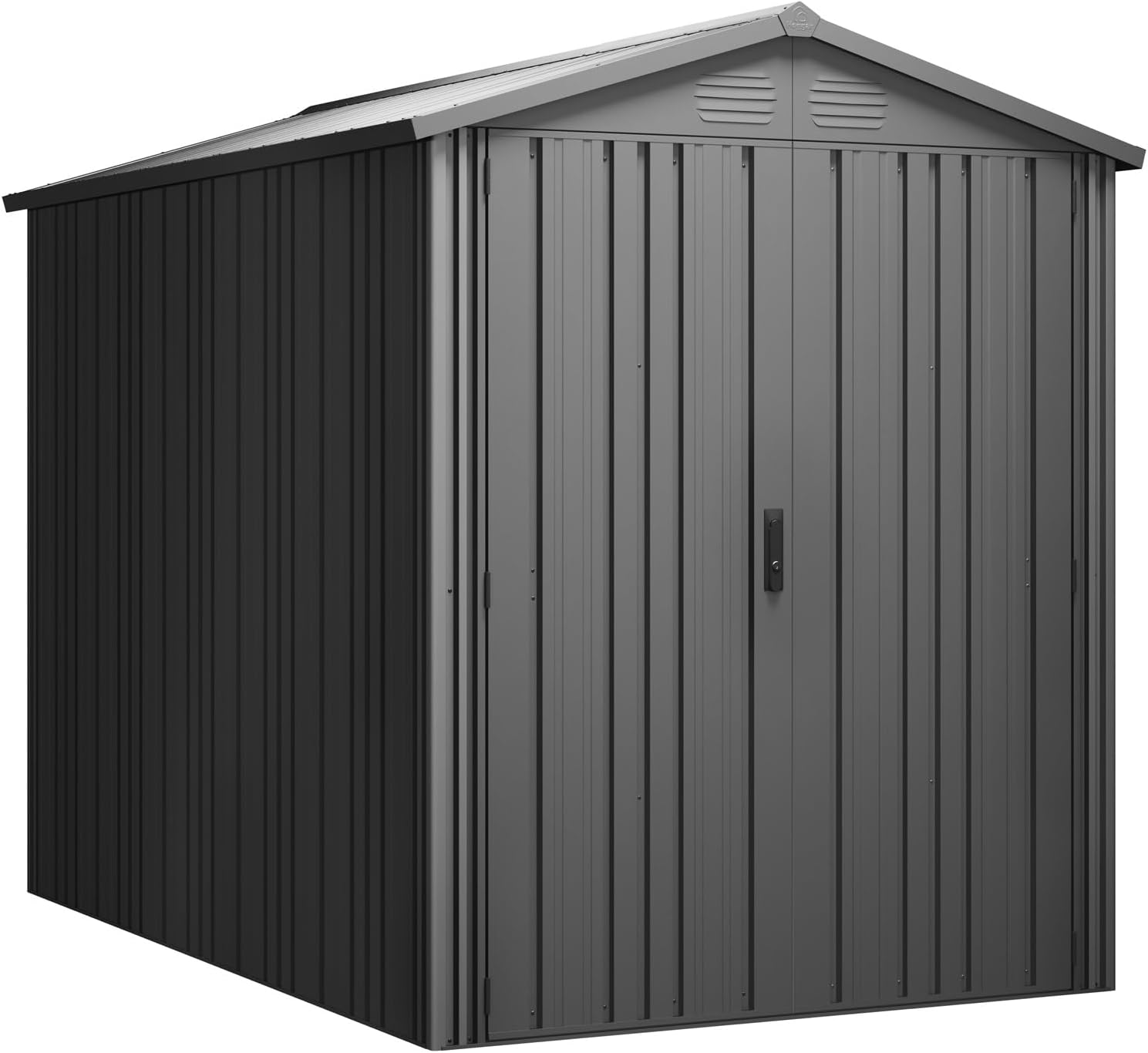 Hoggar - Pioneer Y50 - 168x256x200cm - abri métal robuste, portes renforcées, serrure à clé, plafond solide - Y50