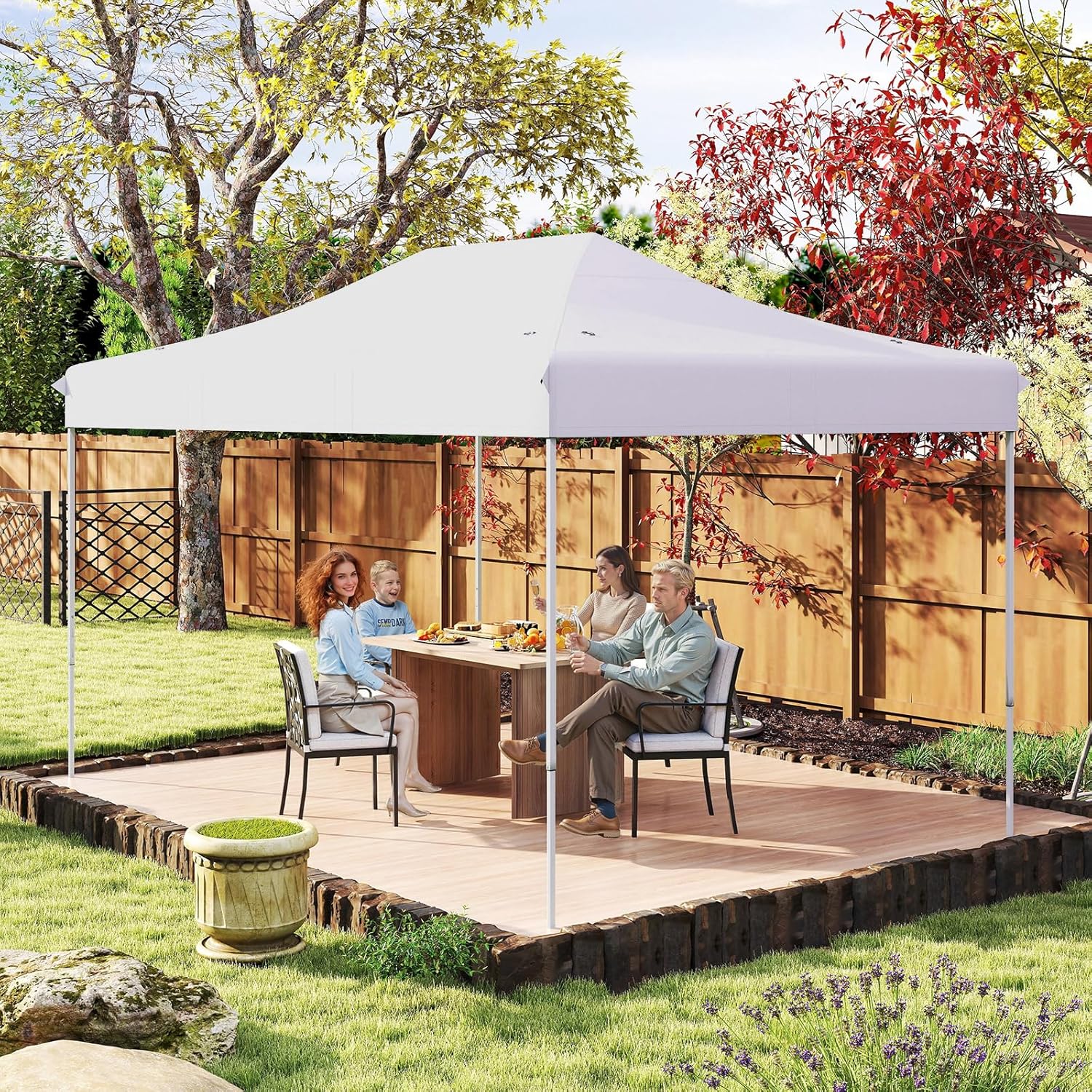 GOPLUS - Tonnelle pliante 3x4,5m - imperméable, réglable, sac inclus