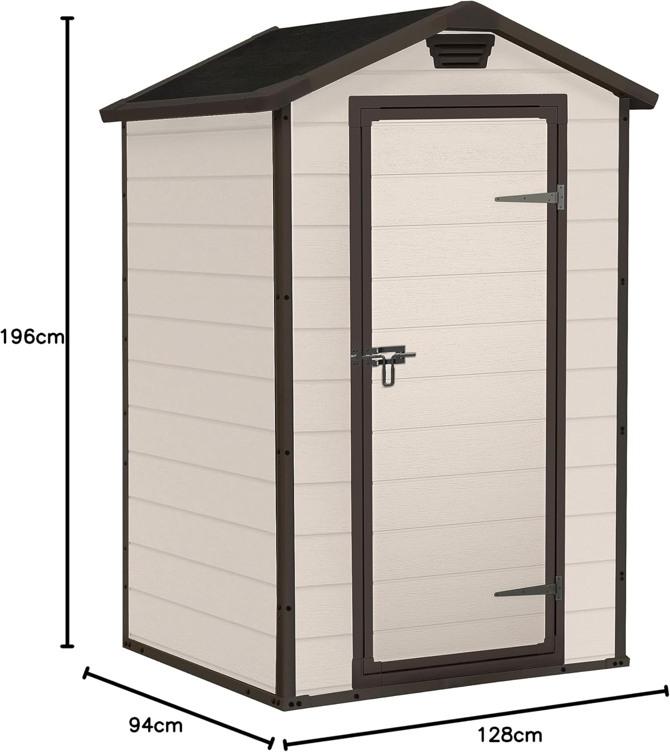 Keter - Manor 43 - abri de jardin 1,1m² - beige, résistant