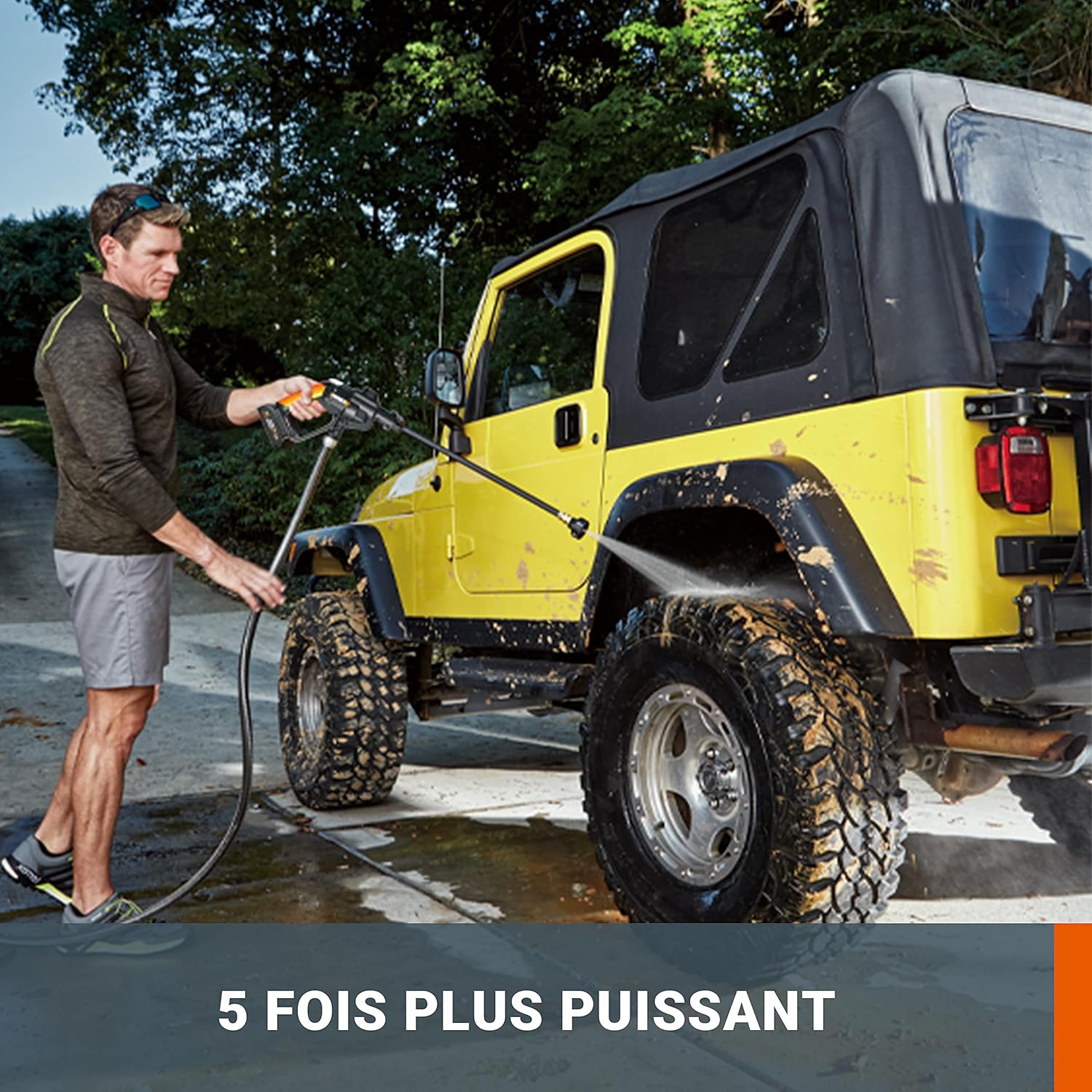 WORX - Hydroshot 20V - nettoyeur sans fil portable compact - WG620E