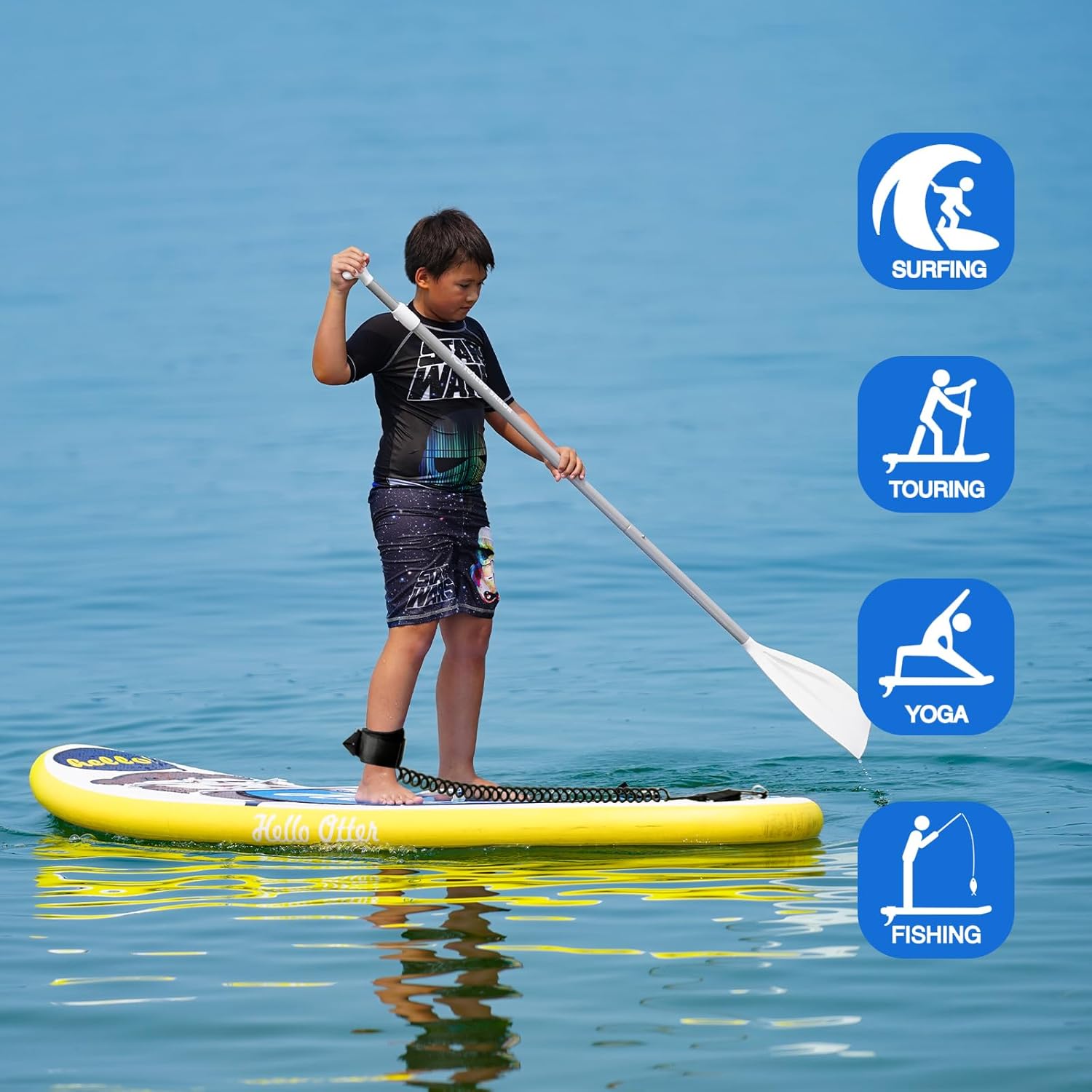 Tuxedo Sailor - planche SUP adulte gonflable, accessoires inclus, 320x81x15cm
