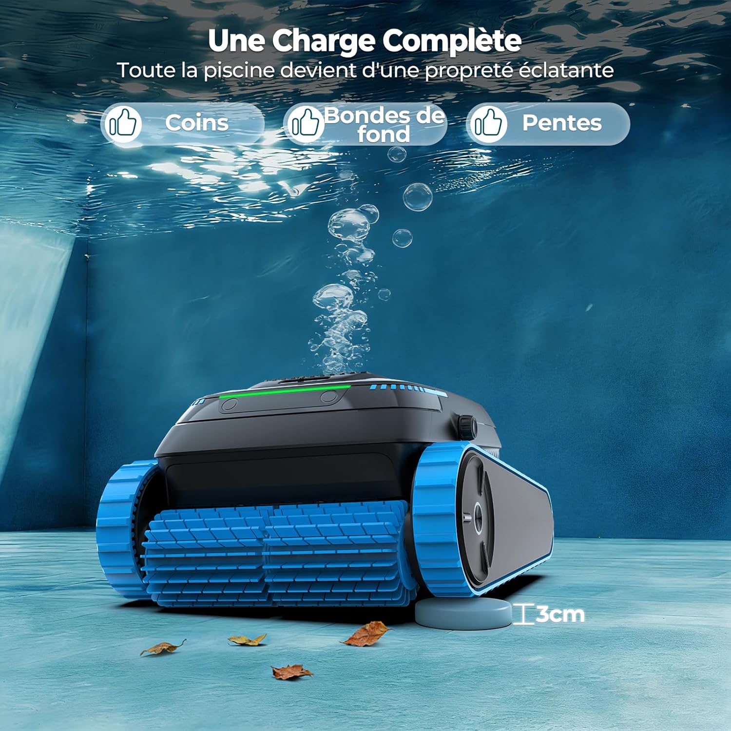 Robot Piscine sans Fil - Aspirateur, 18927 LPH, navigation intelligente, APP, jusqu’à 170 m² - PC20 BOTLIFE
