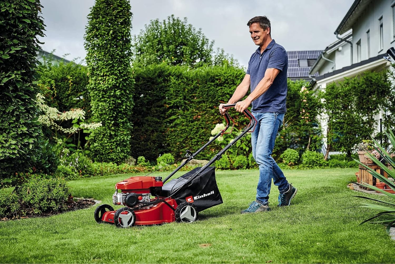 Einhell - tondeuse thermique série GC-PM - 40 cm - 132cc, 1000m², GC-PM 40/2 S