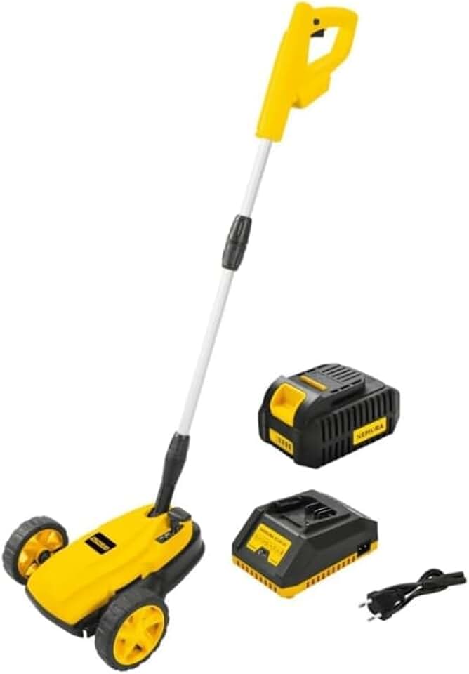 Nemura - Mini Tondeuse 40V - 22cm coupe - Batterie 2Ah, chargeur rapide