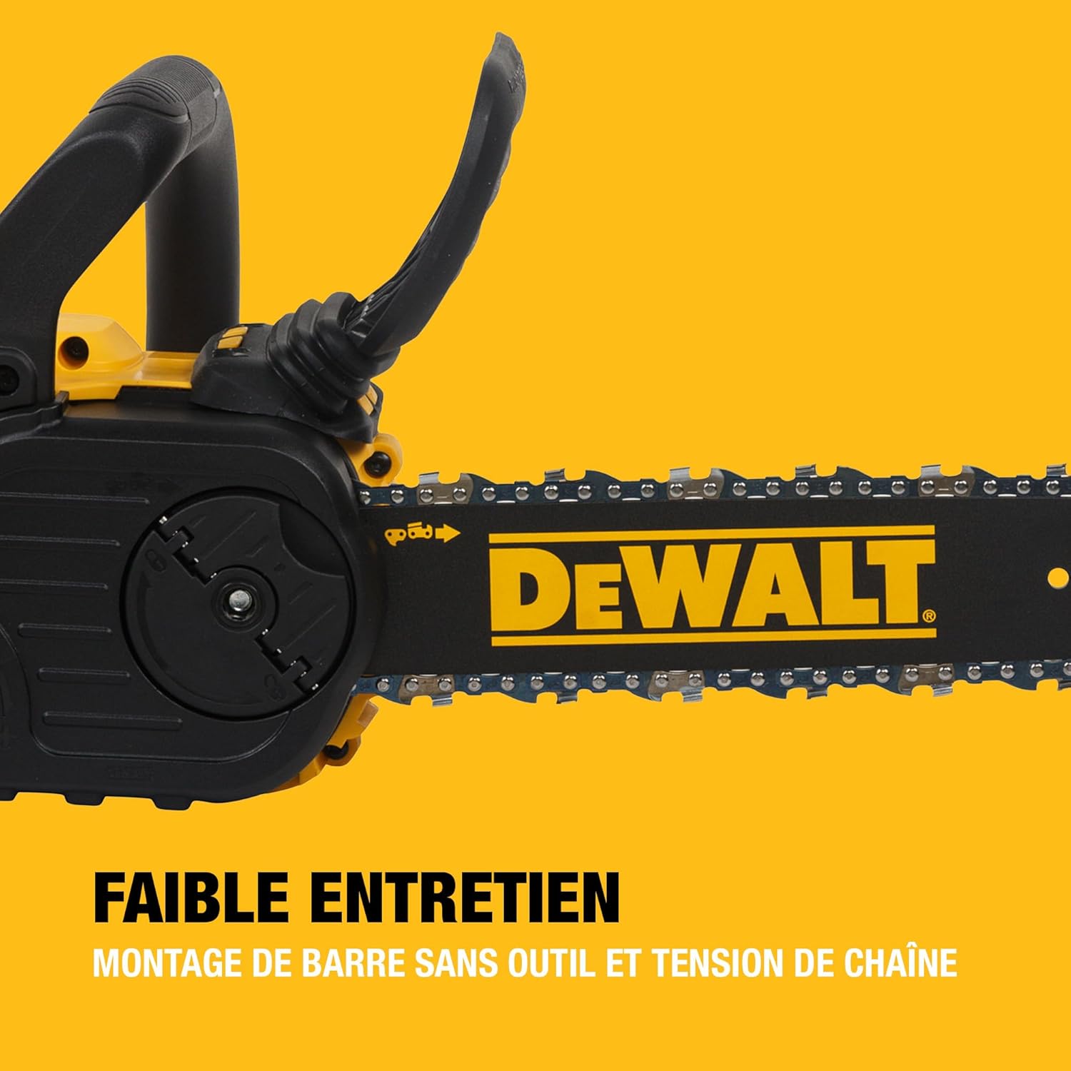 DEWALT - Tronçonneuse Brushless XR 18V, 30cm, compacte, DCM565N-XJ