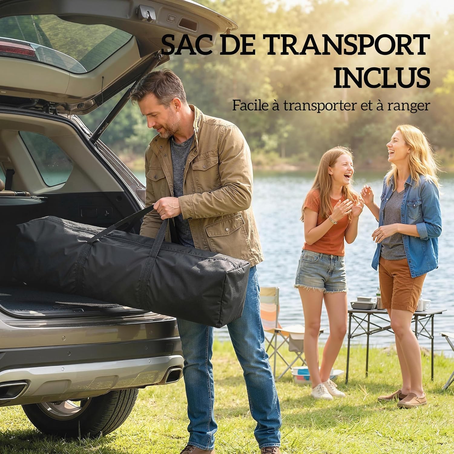 Outsunny - tonnelle pop up - 2x2 m - réglable UV50+ 4 parois, gris clair