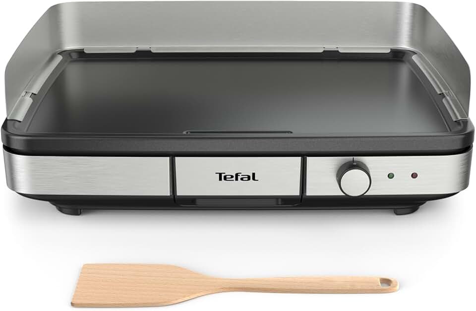 Tefal - Maxi Plancha Inox - XXL 10/12 pers. - thermostat réglable - CB690D12