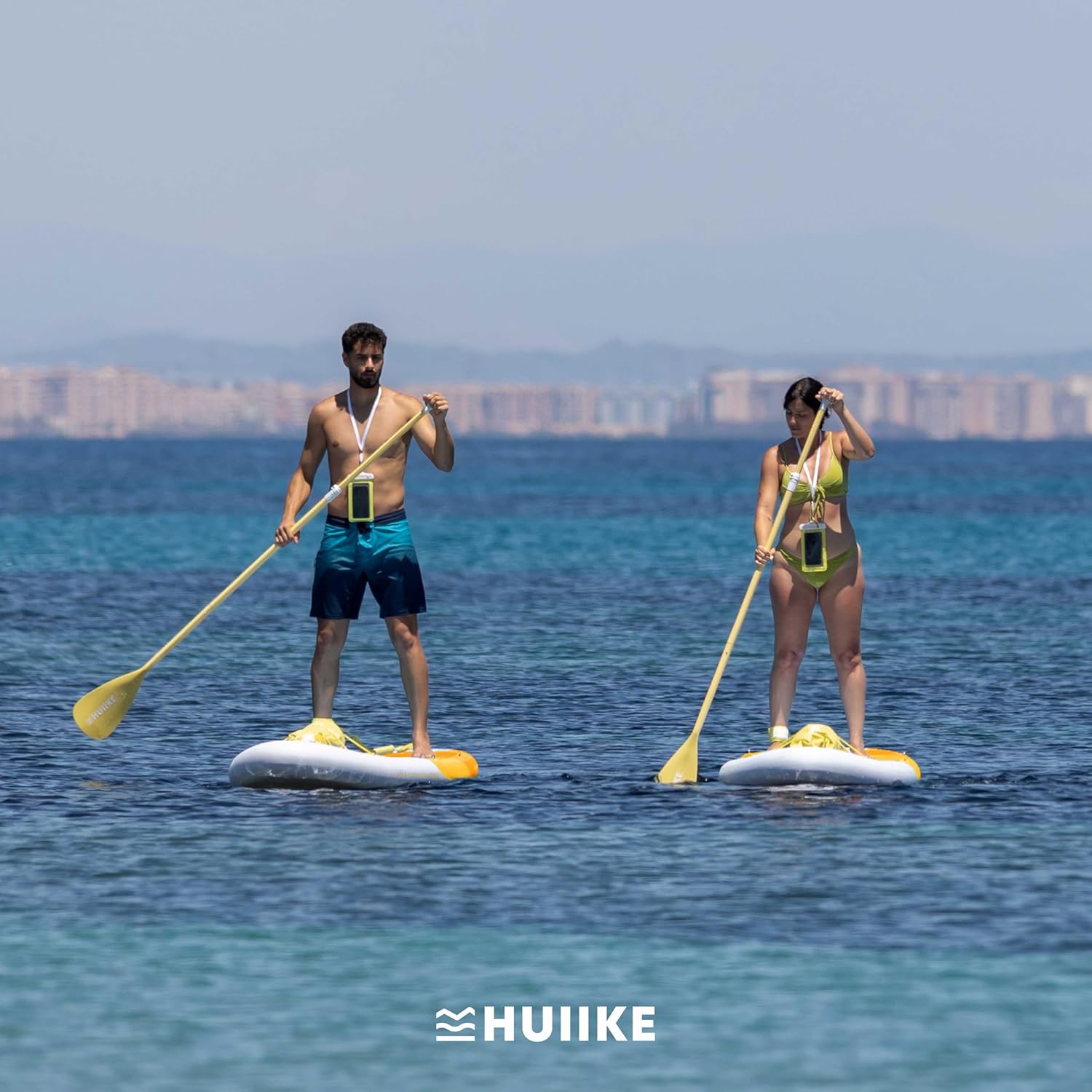 HUIIKE - Paddle gonflable adulte - 305x84x15 cm - stabilité, accessoires inclus