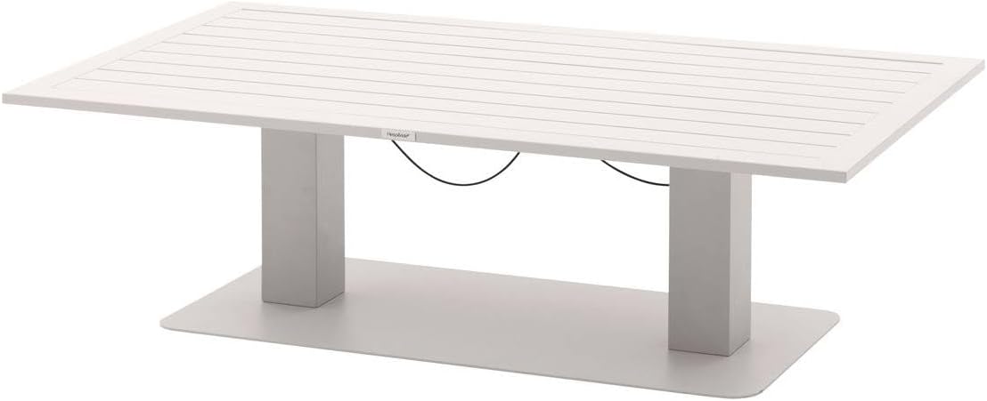 Hespéride - Salimia - 150x80 cm - table jardin relevable, alu, 6-8 pers