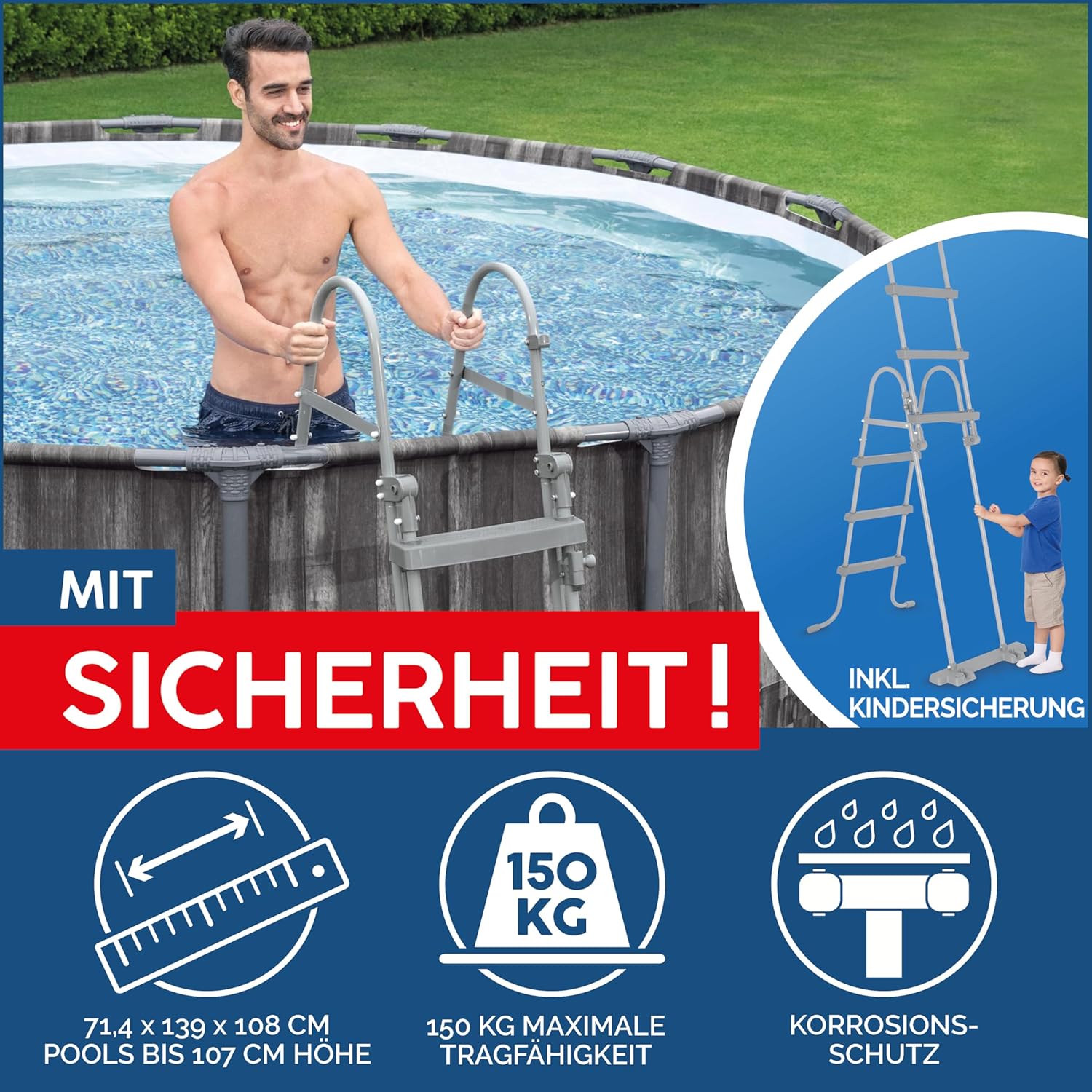 Bestway Basen stelażowy Steel Pro Max 366cm 16w1 (5614X)