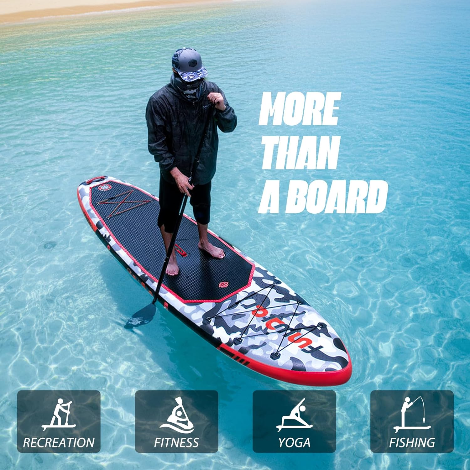 FunWater - Planche SUP gonflable 330 cm - kit complet débutant