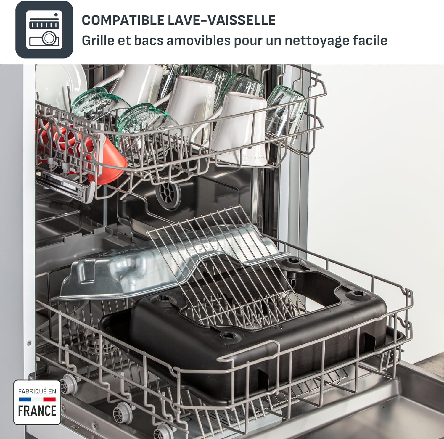 Tefal - Easy Grill 2en1 - plancha, 2100 W, peu de fumée - YY3818FB