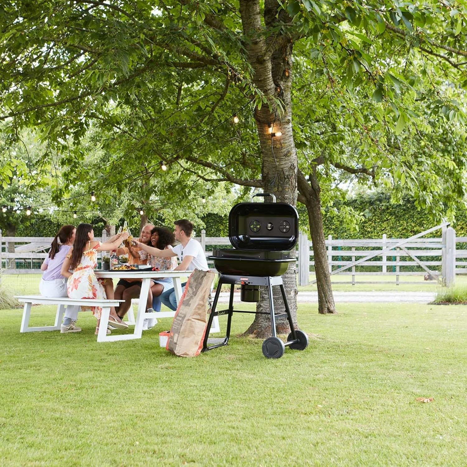 Barbecook - Magnus Original - 85x64x110cm - barbecue charbon, noir