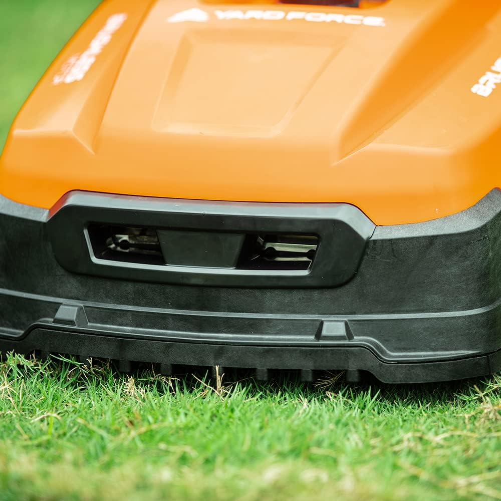 Yard Force - Robot tondeuse Classic - 500m² - Bluetooth, noir/orange