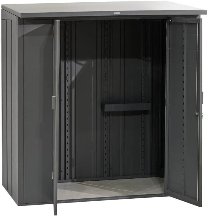 Hespéride - Abri de Jardin Forgia 2,2m² - acier graphite robuste