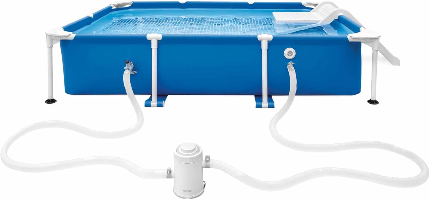 Intex - Piscine Tubulaire Animaux rectangulaire - kit complet - 48404NP