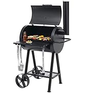 Tepro Berkeley Barbecue au charbon de bois - Surface de cuisson : environ 64,5 x 43,5 cm environ