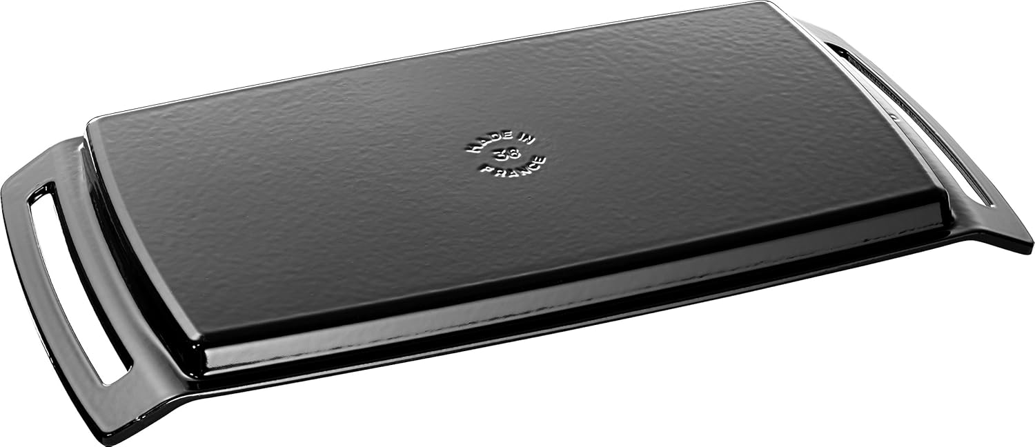 Staub - Plancha Fonte Noire - 38x25 cm - Rectangulaire, Durable