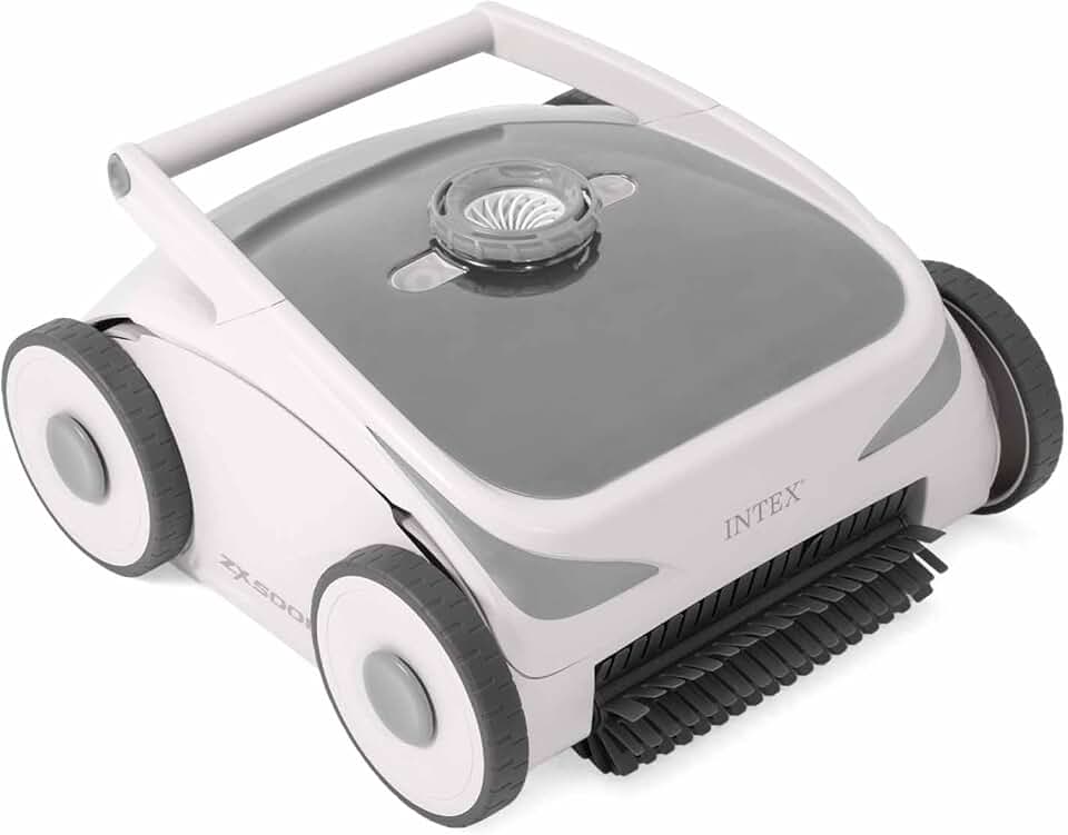 Intex - ZX500R - dimensions non précisées - Robot piscine sans fil, escalade mur, batterie 8000mAh, charge rapide