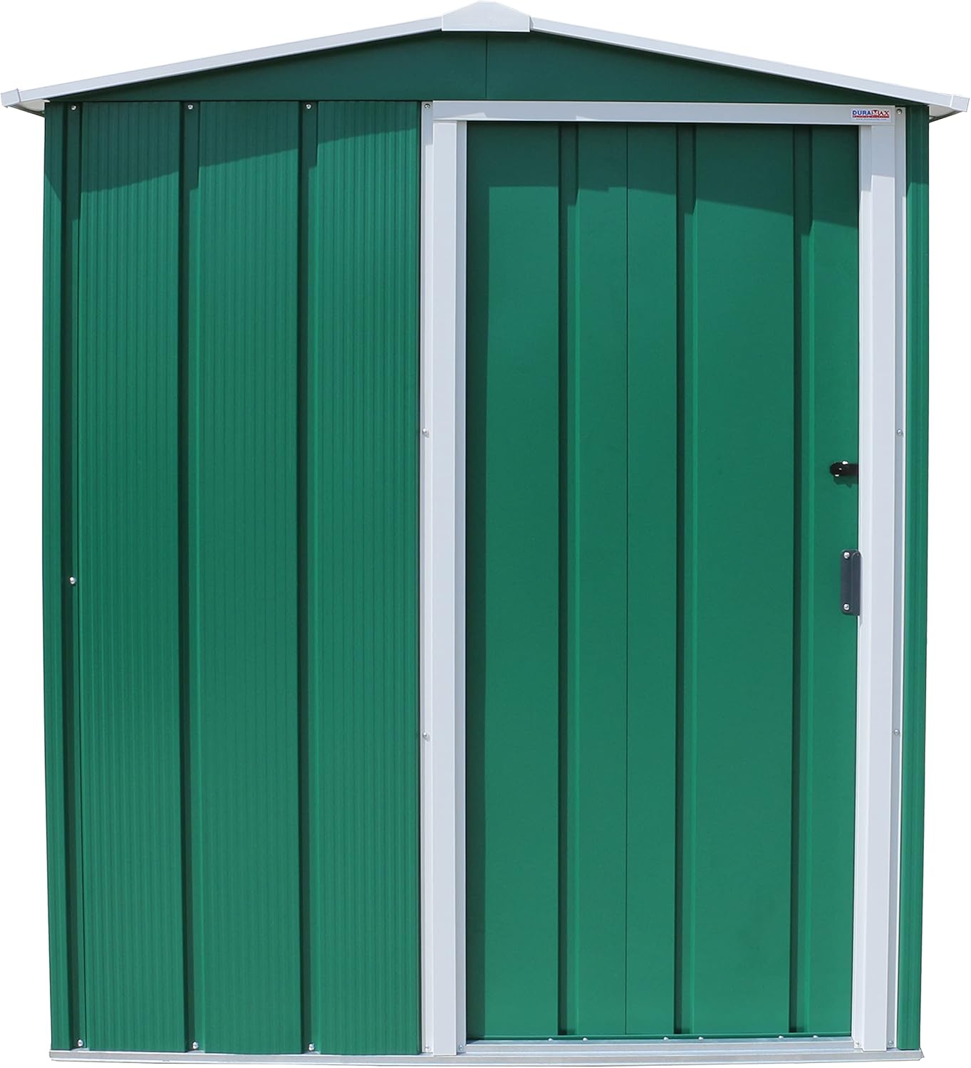 Abri métal, toit renforcé, vert