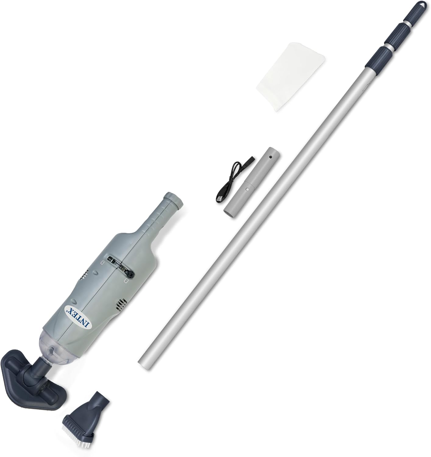 Intex - aspirateur à main rechargeable - gris - fonctionnalité pool cleaning - 28620EP