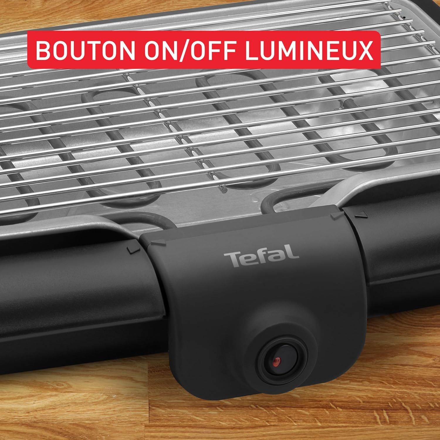 Tefal - Easy Grill - barbecue électrique 2100W, bac à eau, BG1348F0